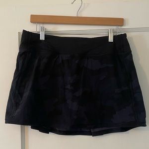 Lululemon Pace Rival Skirt Camo